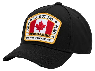 Produktbild von Dsquared2 D2 Patch Canadian Flag Baseball Cap Bunt