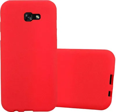 Produktbild von Cadorabo Schutzhülle für Samsung Galaxy A7 2017 Hülle in Rot Handyhülle TPU Etui Cover Case