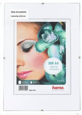 Produktbild von Hama Clip-Fix, Einzelbilderrahmen, Polystyrene, 30 x 45 cm, 400 mm, 600 mm, 610 mm