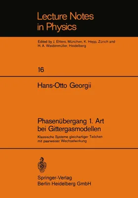 Produktbild von Phasenübergang 1. Art bei Gittergasmodellen