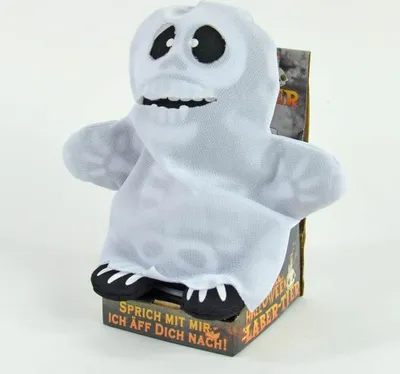 Produktbild von Kögler Labertier Geist Buhu plappert alles nach Wackelkopf Halloween Partygag