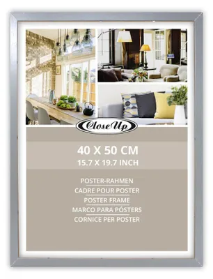 Produktbild von Posterrahmen 40 x 50 cm silber