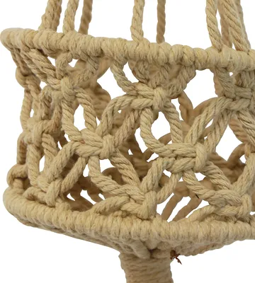 Produktbild von Makramee Deko Hängend Boho Stil Blumenampel für kreative Gestaltung