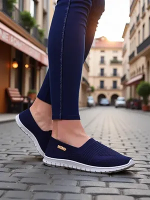 Produktbild von Royalfashion Damen Sportmokassins Sortpes, Größe 37