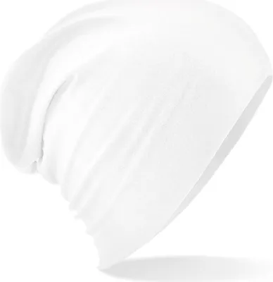 Immagine prodotto di Beechfield B368 | Hemsedal Cotone Slouch Beanie / Lunghezza: 28cm - Colore: Bianco - Taglia: Unica