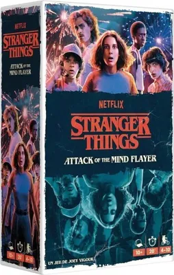 Zdjęcie produktu dla Gra Towarzyska Stranger Things: Mind Flayer Asmodee, Gra w Blef, Dla 3+ Graczy, Czas Gry 30 Minut, Wiek 8+ Lat