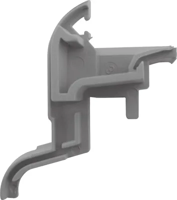 Produktbild von GUTMANN Endkappe 257/24 zu Drau 25/24F, 90°, EPDM grau, links