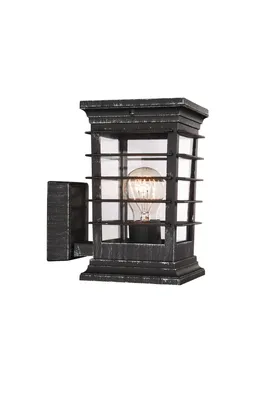 Produktbild von MASSIVE Bridgeport 152805410 Outdoor Lampe Garten Licht E27 60W Vintage Schwarz