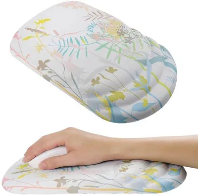 Produktbild von Mausunterlage mit Handgelenkauflage – Ergonomischer Schaumstoff mit rutschfester Unterseite