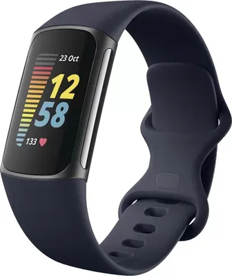 Produktbild von imoshion Silikonband für das Fitbit Charge 5 / 6 - S - Dunkelblau