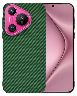 Produktbild von Techsuit Carbonite FiberShell Back Cover Hülle für Huawei Pura 70 - Grün