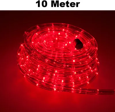 50m LED-Lichtschlauch IP67 - Zuschneidbar Für Innen & Außen In Gelb