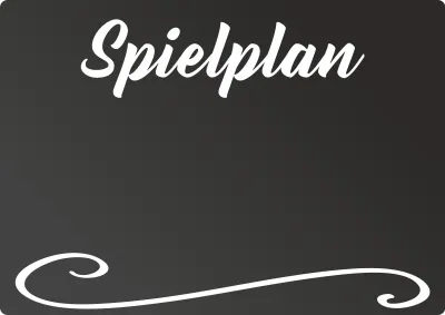 Produktbild von Spielplan Tafel - waagerecht - Kreidetafel Chalkboard A6 (105x148mm)