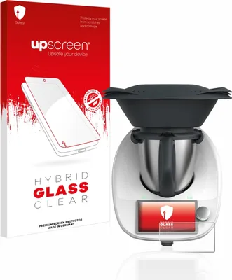 Produktbild von upscreen Schutzglas für Vorwerk Thermomix TM6 Schutzfolie Panzer Folie Glas Display Schutz klar