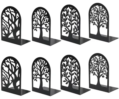 Image de Serre-livres - Métal - 17,5 x 12 x 8,5 cm - Noir