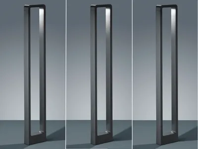 Produktbild von LED Pollerleuchte in Anthrazit 100cm - 3er Set Wegeleuchten Terrassenbeleuchtung