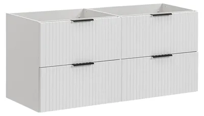 Produktbild von Waschtischunterschrank 120.4cm Adriel mit 4 Schubladen, Weiß
