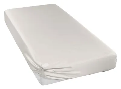 Produktbild von Curt Bauer Spannbettlaken Dessin 0000 UNI-MAKO-SATIN Farbe nebel-3846 Größe 140x200 cm