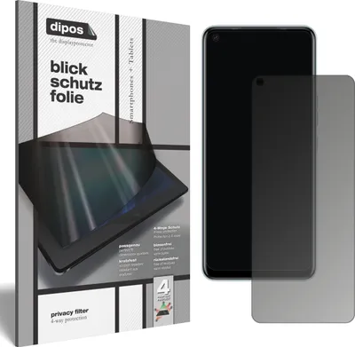 Produktbild von Blickschutzfolie für Tecno Camon 16 matt Schutzfolie Folie Display Schutz dipos