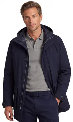 Produktbild von Winterjacke Parka Boss Black H-Detoni marineblau
