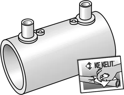Produktbild von KE Kelit KE17 KELIT, PP, E-Schweißmuffe, 90, 1 Stk.
