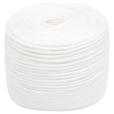 Image de vidaXL Corde de bateau blanc 10 mm 50 m polypropylène