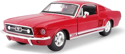 Produktbild von Maisto 31260 - Modellauto - Ford Mustang GT '67 (rot, Maßstab 1:24)