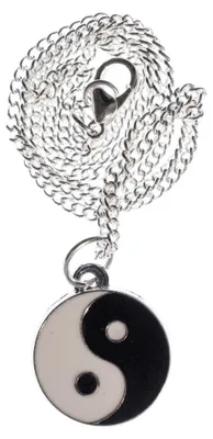 Produktbild von Yin Yang Kette Halskette Miniblings 45cm Tao Feng Shui Gegensätze Daoismus