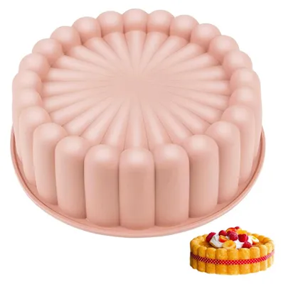 Silikon-Backform rund 20 cm, antihaftbeschichtet, BPA-frei