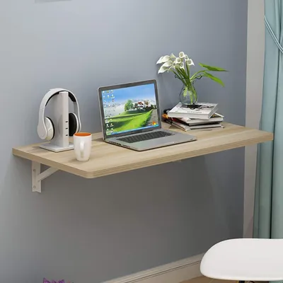 Image de Tableau mural avec plateau rabattable, idéal pour la maison et le bureau
