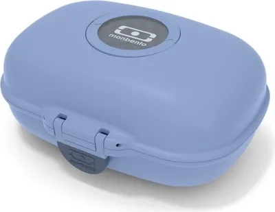 Immagine prodotto di Contenitore per merenda MONBENTO MB Gram, Snack Box ermetico, 0,6 L, blu Infinity