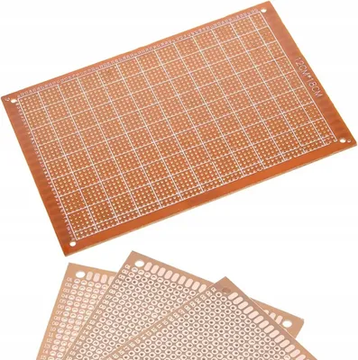 Produktbild von Rosfix Universelle Lochrasterplatine – 120 x 180 mm | Einseitig, THT-Montage | 2,54 mm Raster | Für Prototypenschaltungen