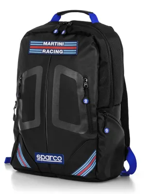 Image de Sparco 0164401MRAZ Martini Racing My23 Stage sac à dos, bleu/noir