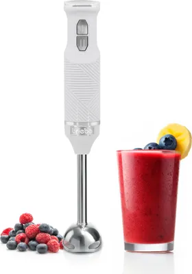 Obrázok produktu pre Briebe HB1173WHT Ručný mixér Elegance, odnímateľná mixovacia noha, čepele z nehrdzavejúcej ocele, ergonomický dizajn Biela