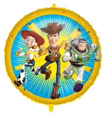 Productafbeelding van Disney Toy Story, "Op Missie", folieballon, 46 cm, AI-gegenereerde afbeelding