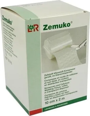 Produktbild von ZEMUKO Vliesstoff-Kompr.gerollt 10 cmx2 m