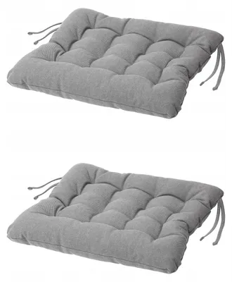 Produktbild von IKEA VIPPART Stuhlkissen Dunkelgrau 38x38x6 cm