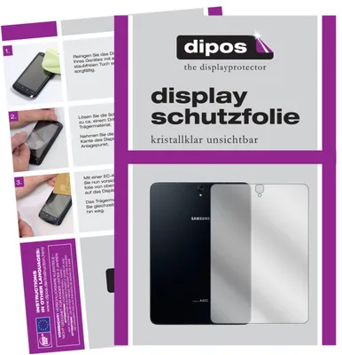 Produktbild von 2x Schutzfolie für Samsung Galaxy Tab S4 Rückseite klar Displayschutzfolie Folie