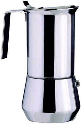 Productafbeelding van Espressomachine, roestvrij staal 18/10, 9 kopjes, inhoud 50 cl