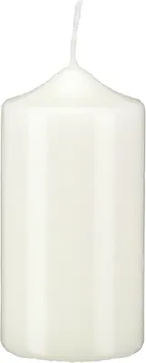 Produktbild von Stumpen Kerzen Elfenben 10 x Ø 4 cm, 12 Stück getauchte Stumpenkerzen mit Spitzkopf in RAL Qualität