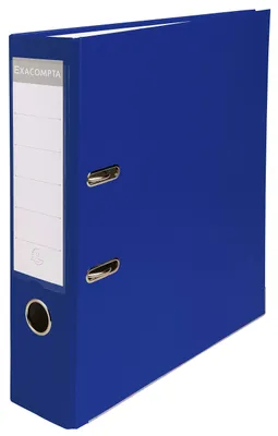 Image de Classeur en PP avec 2 anneaux, dos 80mm, DIN A4 extra large bleu