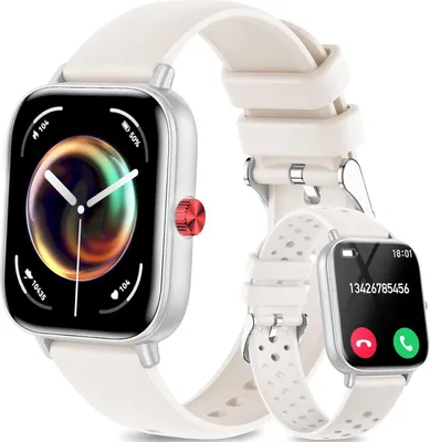 Produktbild von Smartwatch mit Bluetooth-Anrufen Sportmodi Touchscreen Herzfrequenz und Schlafüberwachung, wasserdicht und langer Akkulaufzeit