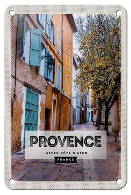 Produktbild von Blechschild Reise 12x18cm Provence Alpes-Côte d'Azur France Dekoration