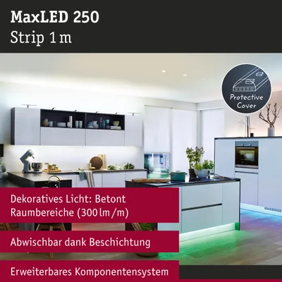 Zdjęcie produktu dla MaxLED 250 – przedłużka taśmy LED 1 m RGBW+ z powłoką, 7 W, 270 lm/m, RGBW+
