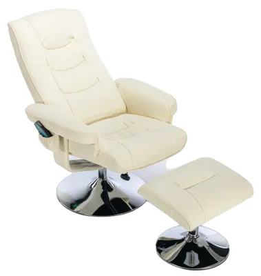 Image de Fauteuil de massage, inclinaison jusqu'à 135°, fonction de massage en 5 points