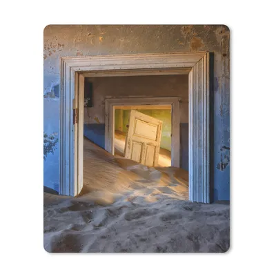 Produktbild von MuchoWow® Mauspad Mousepad Architektur - Sand - Wüste - Tür 30x40 cm - Mousepads - Maus Mat - Pad - Mausunterlage - Mausmatten