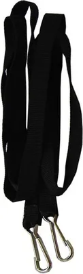 Produktbild von Kathrein Zugleine/Rodelband mit Karabiner für Schlitten, Farbe:schwarz