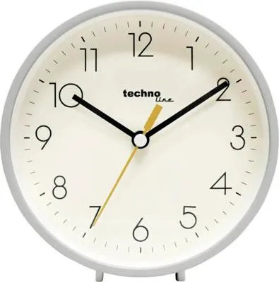 Produktbild von Technoline Model H, Mechanischer Wecker, Rund, Grau, Analog, 150 mm, 156 mm