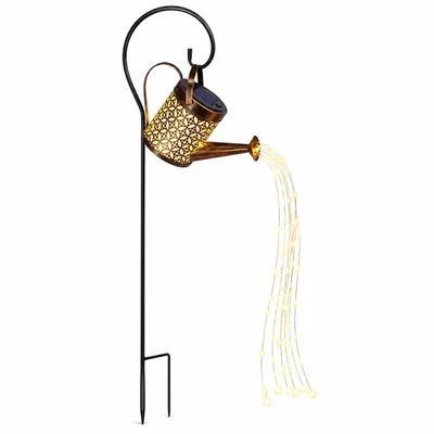 Produktbild von Charmante Solar Gartenleuchte, Wasserdichte Eisen Solarlampe für Außen, Garten Deko Solarleuchte mit LED-Lichtquelle - LUMICAN