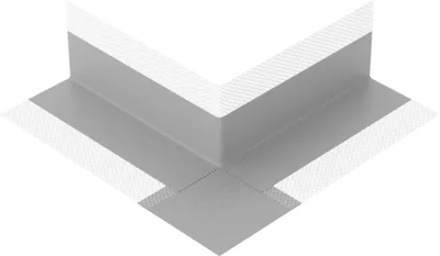 Produktbild von Isolbau Außenecke P2 Grau - 50 Stück - Wasserdichtes Eck-Dichtband für Sanitär, Dusche, Bad, Fliesen, BalkonEckabdichtung Dichtecke Abdichtung für Innen- & Außenbereich